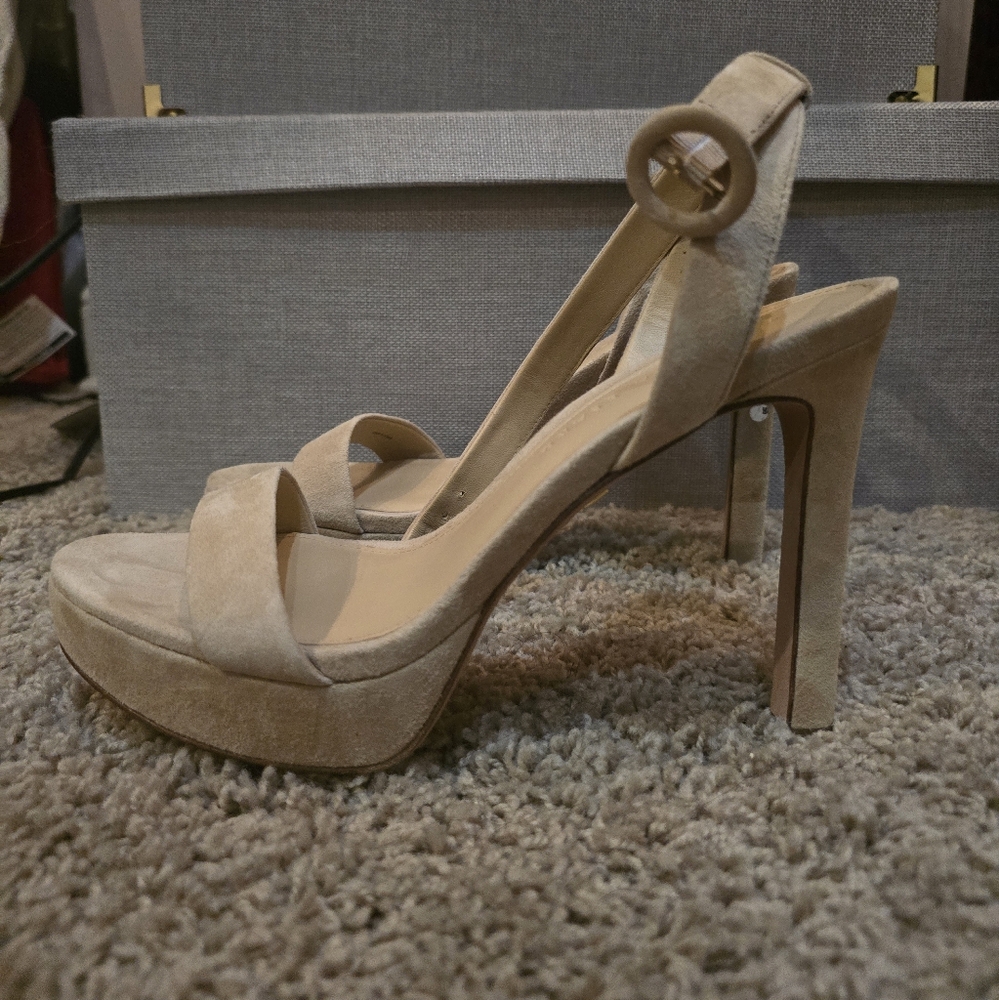 Veronica Beard suede sandals